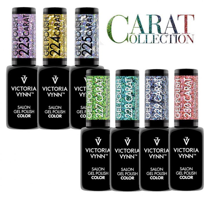 Victoria Vynn Gel Polish Coral Diamond, collection Color Carat, 230 carats effet joya, 8 mL, sans TPO, secage UV/LED Victoria Vynn Gel Polish Coral Diamond, collection Color Carat, 230 carats effet joya, 8 mL, sans TPO, secage UV/LED