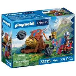 PLAYMOBIL Cañón de Fuego de Caballeros León 72115