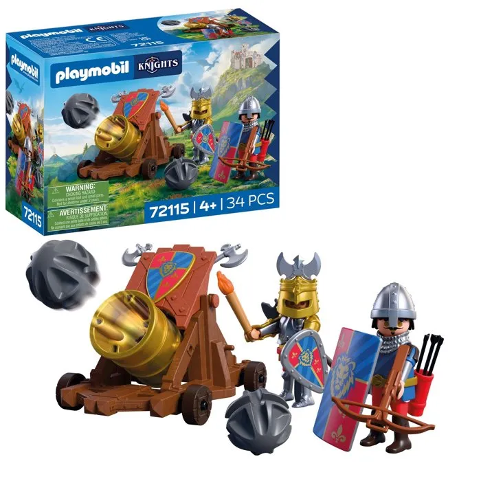 Playmobil 72115 Canon des chevaliers du Lion