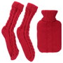 Sensly Ensemble Chaussettes en Laine et Bouillotte 600 ml