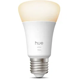 Philips Hue Ampoule LED connectée A60 - Lumière blanc chaud 2700K - Culot E27
