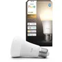 Philips Hue Ampoule LED connectée A60 - Luminosité 1100 lumens - 9,5 W - Blanc chaud 2700K - Culot E27 - Gradation fluide