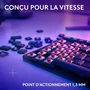 Logitech G Clavier Gaming Sans Fil Logitech G515 TKL Lightspeed - AZERTY - Rétroéclairé - Mécanique Tactile - Noir