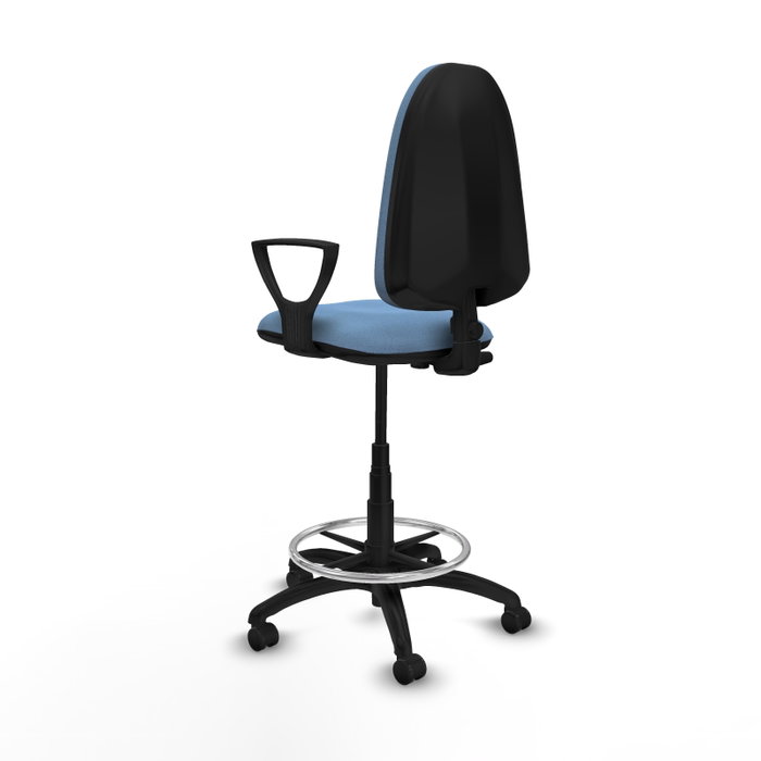 PIQUERAS Y CRESPO Chaise de Bureau Bleu ciel Grande