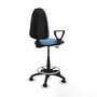 PIQUERAS Y CRESPO Chaise de Bureau Bleu ciel Grande