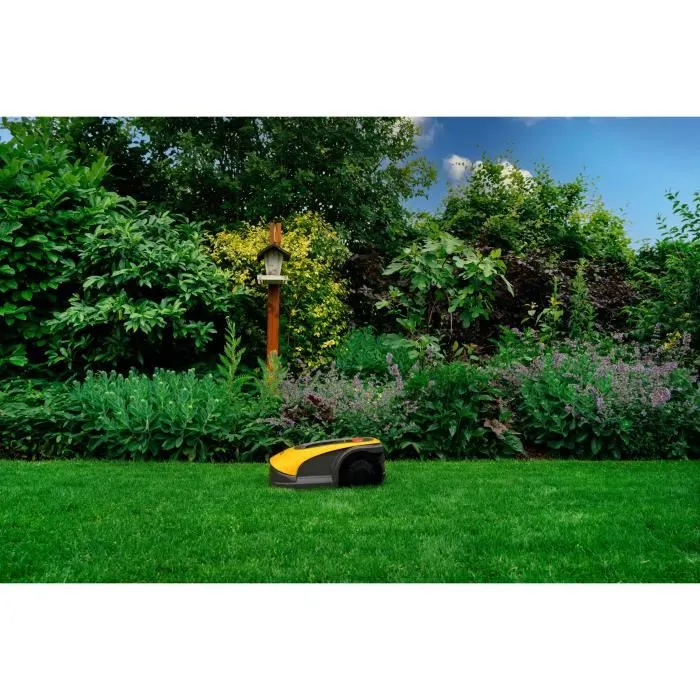STIGA A 300 - Tondeuse robot sans fil pour jardin jusqu'à 450 m², navigation AGS, gestion par application STIGA.Go, 2 zones