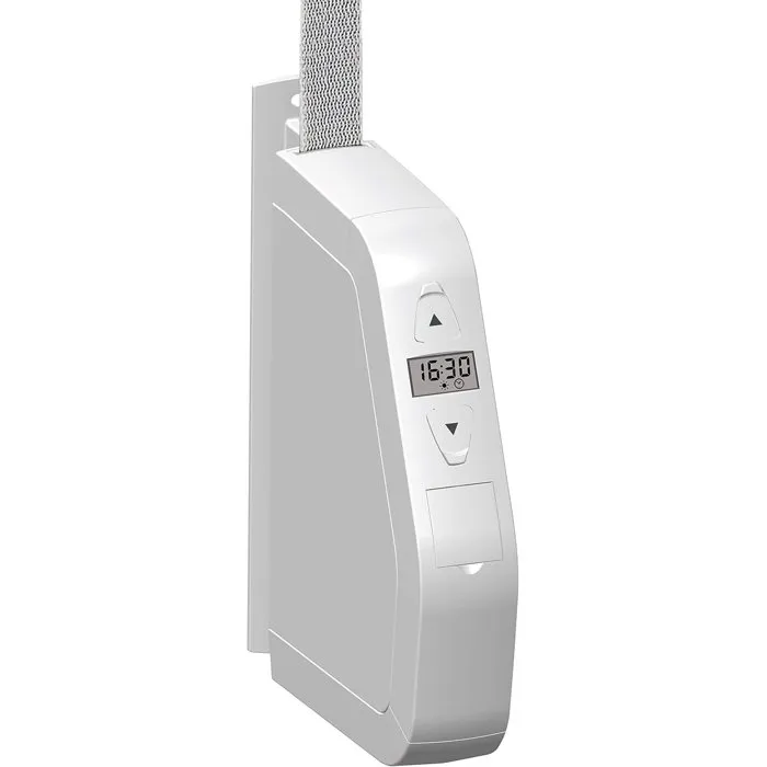Superrollo Enrouleur de sangle électrique GW245 15 mm blanc câble 1,5 m Superrollo Enrouleur de sangle électrique GW245 15 mm blanc câble 1,5 m