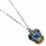 THE CARAT SHOP - Collier Pendentif Harry Potter Serdaigle (Ravenclaw) en alliage zinc argenté - Pendant 20x25 mm, Chaîne 40 cm + 5 cm d'extension