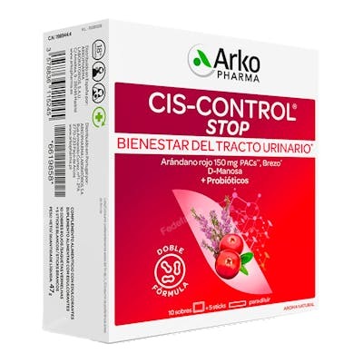 ARKOPHARMA CIS CONTROL stop 10 sachets + 5 sticks ARKOPHARMA CIS CONTROL stop 10 sachets + 5 sticks