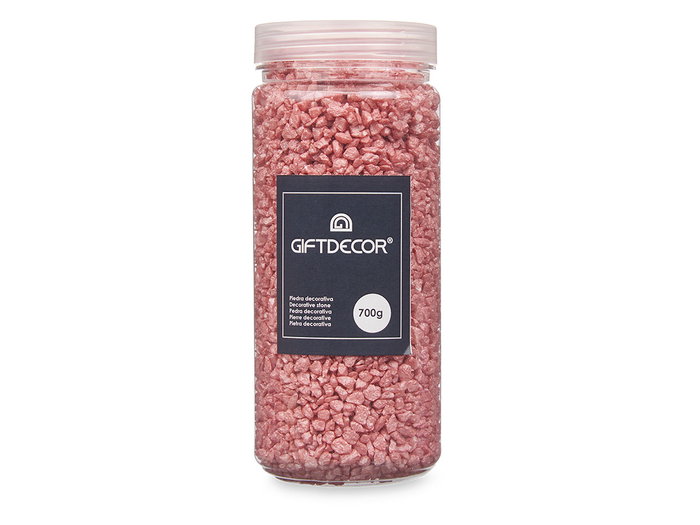 GIFTDECOR Bote Piedra 2-5 mm Metalizada 700g Teja GIFTDECOR Bote Piedra 2-5 mm Metalizada 700g Teja