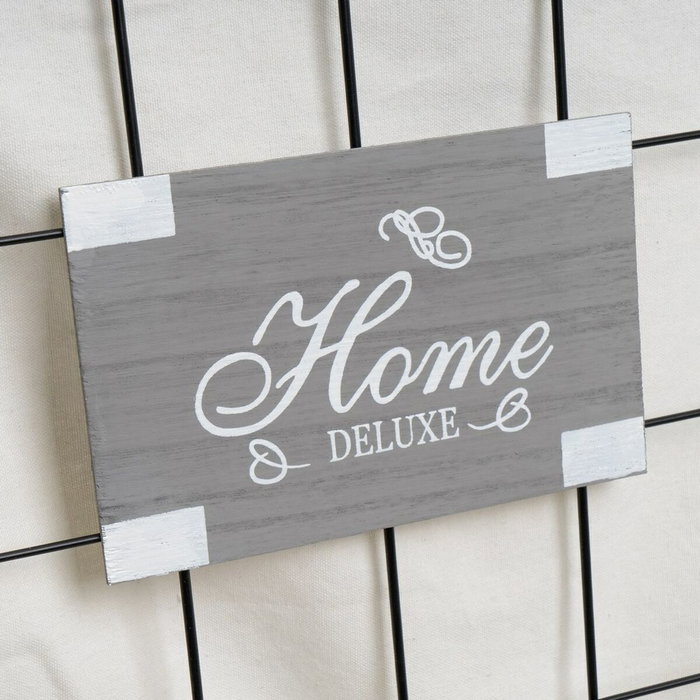 BigBuy Home Panier à linge Gris Polyester Fer Bois MDF