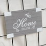 BigBuy Home Panier à linge Gris Polyester Fer Bois MDF