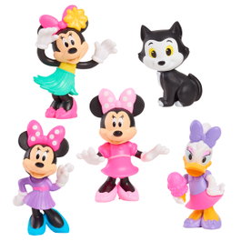 JUST PLAY Pack de 5 figurines Minnie Mouse Disney