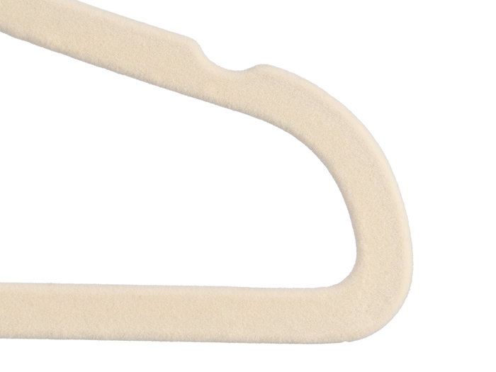Kipit Lot de 12 cintres flocés assortis pour enfants 30x20x7 cm en velours, métal et plastique (Set de 12) Kipit Lot de 12 cintres flocés assortis pour enfants 30x20x7 cm en velours, métal et plastique (Set de 12)