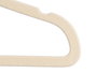 Kipit Lot de 12 cintres flocés assortis pour enfants 30x20x7 cm en velours, métal et plastique (Set de 12)