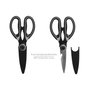 ORYX Tijeras de cocina en acero inoxidable con funda