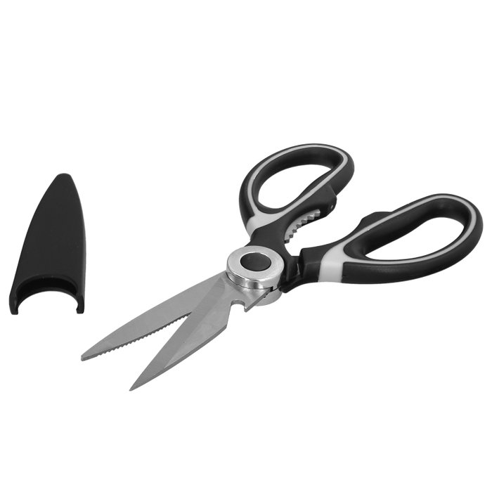 ORYX Tijeras de cocina en acero inoxidable con funda