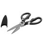 ORYX Tijeras de cocina en acero inoxidable con funda