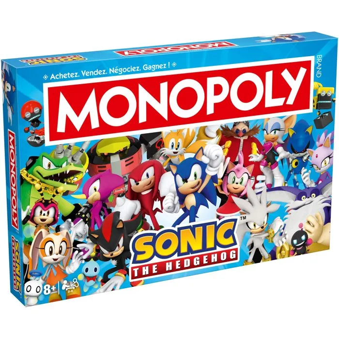 Winning Moves Monopoly Modern Sonic Winning Moves Monopoly Modern Sonic