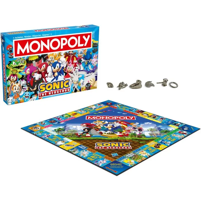 Winning Moves Monopoly Modern Sonic Winning Moves Monopoly Modern Sonic
