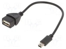GEMBIRD Câble USB 2.0 Cablexpert USB A vers USB B mini prise 0,15m
