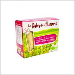 Le Pain Des Fleurs Cracker Multi Céréales Bio Sans Gluten Vegan 150 g