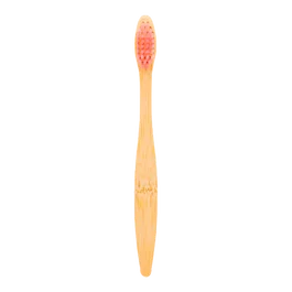 MINIMA ORGANICS Brosse à dents enfant bambou rose, Cepillo De Dientes De Bambu Infantil