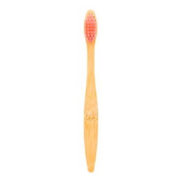 MINIMA ORGANICS Brosse à dents en bambou pour enfant - Rose