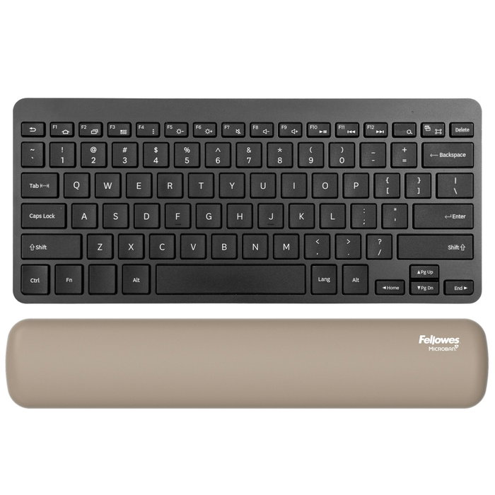 Fellowes Breyta Repose-poignet pour clavier compact TKL, Beige, 32 cm