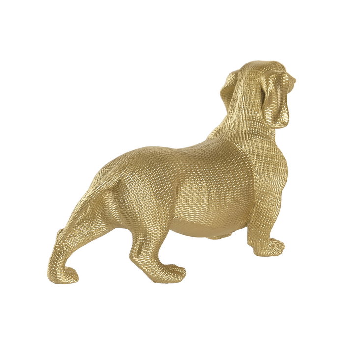 Home ESPRIT Figurine Décorative Chien Dorée