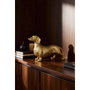 Home ESPRIT Figurine Décorative Chien Dorée
