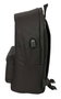 Safta Mochila doble Sac à dos double pour ordinateur portable 15.6 pouces avec port USB de charge, couleur noir, dimensions 31x44x18 cm, Teen
