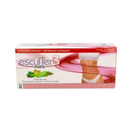 Tegor Esculter 3 Forte Complément Alimentaire 40 Comprimés + 20 Flacons Contrôle du Poids
