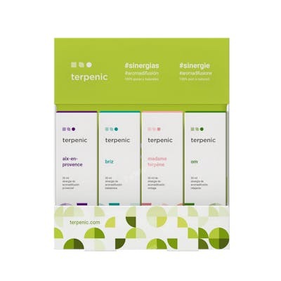 TERPENIC Pack Expositor Sinergias Aromadif Annuel 3x30ml TERPENIC Pack Expositor Sinergias Aromadif Annuel 3x30ml