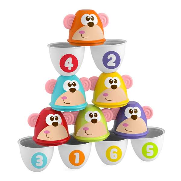 Chicco - Jeu de Bowling Animaux avec Boule - Jouet d'éveil en PVC - Dimensions 11x15x9 cm - Recommandé de 18 mois à 5 ans Chicco - Jeu de Bowling Animaux avec Boule - Jouet d'éveil en PVC - Dimensions 11x15x9 cm - Recommandé de 18 mois à 5 ans
