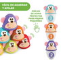Chicco - Jeu de Bowling Animaux avec Boule - Jouet d'éveil en PVC - Dimensions 11x15x9 cm - Recommandé de 18 mois à 5 ans
