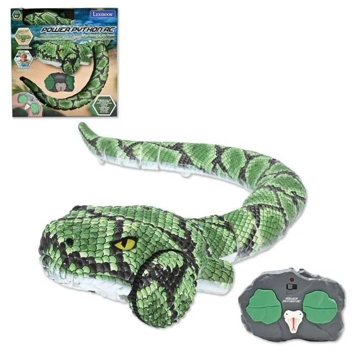 Lexibook Serpent Amphibie Télécommandé Sans Fil 2.4 GHz - Jouet RC Nageur et Rampant Réaliste pour Enfants dès 6 Ans Lexibook Serpent Amphibie Télécommandé Sans Fil 2.4 GHz - Jouet RC Nageur et Rampant Réaliste pour Enfants dès 6 Ans