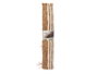 Giftdecor Tapis Naturel Rayures Blanc 70 x 140 cm en Jute et Coton (Set de 8)