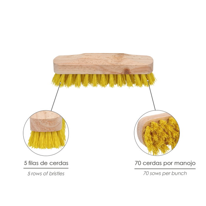 WOLFPACK LINEA PROFESIONAL Brosse à racines sans manche 5x10