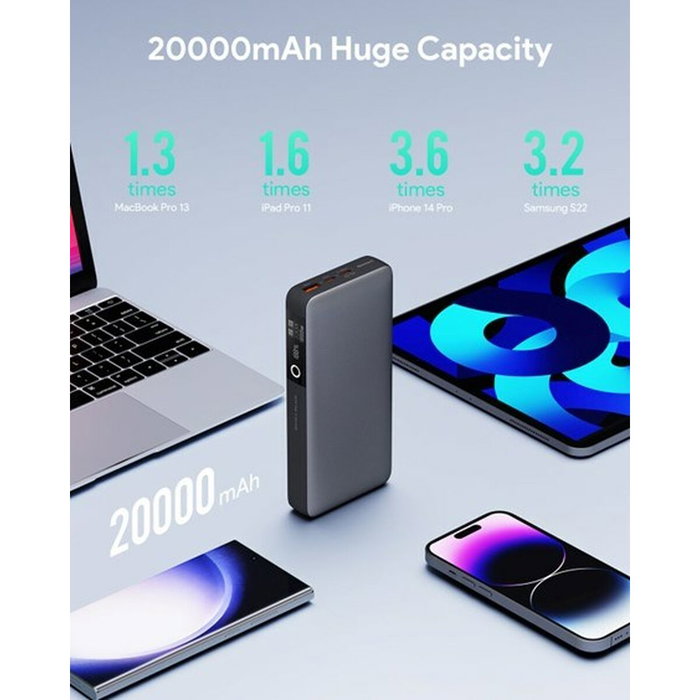 Powerbank Aukey PB-Y43 Noir 20000 mAh