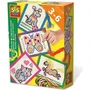 Ses Creative J'apprends à broder, coffret de 4 cartes pré-imprimées et perforées (chat, papillon, cheval, chien), toile à gros trous pour enfants à partir de 3 ans