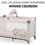 Hauck Lit Parapluie Dream N Play Go 60 x 120 cm Winnie the Pooh Arcoíris Beige Pliable Roues AAAPN65436