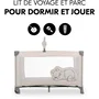 Hauck Lit Parapluie Dream N Play Go 60 x 120 cm Winnie the Pooh Arcoíris Beige Pliable Roues AAAPN65436