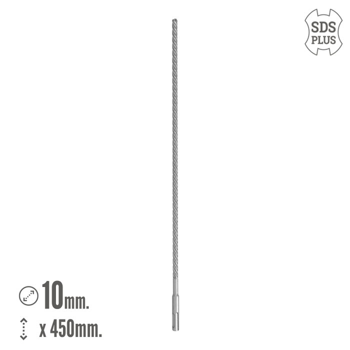 WOLFPACK LINEA PROFESIONAL Foret SDS Plus Ø 10 x 450 mm pour béton armé