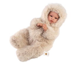 Llorens Muñeco Leo Lloron - Peluche sonore qui pleure 45 cm avec corps en tissu et mécanisme à piles incluses (Langue: Espagnol)
