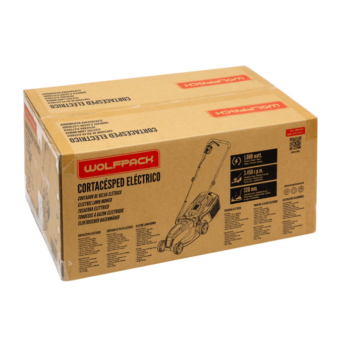 WOLFPACK LINEA PROFESIONAL Cortacéspedes Électrique 1000 W