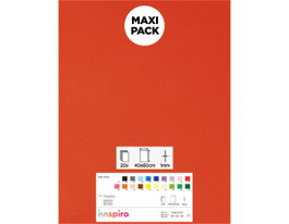 Innspiro Goma EVA orange 20 feuilles de 40x60 cm 1 mm
