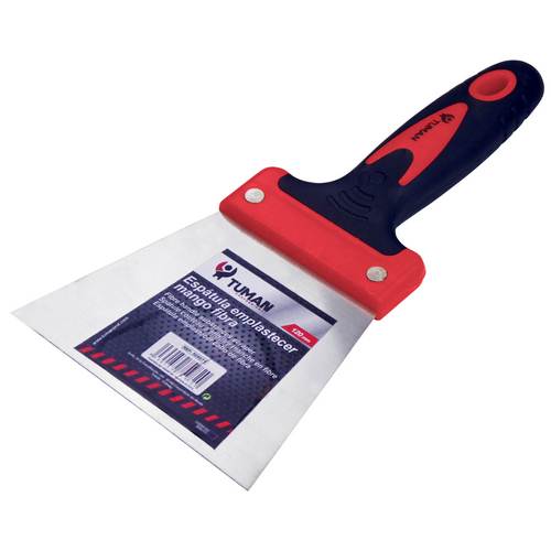Tuman Spatule pour enduit avec manche en fibre 10 cm Tuman Spatule pour enduit avec manche en fibre 10 cm