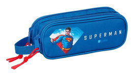 Safta Portatodo Superman - Porte-tout double pour enfant, dimensions 21 x 8 x 6 cm, jouet d'imagination, recommandé à partir de 3 ans