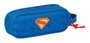 Safta Portatodo Superman - Porte-tout double pour enfant, dimensions 21 x 8 x 6 cm, jouet d'imagination, recommandé à partir de 3 ans